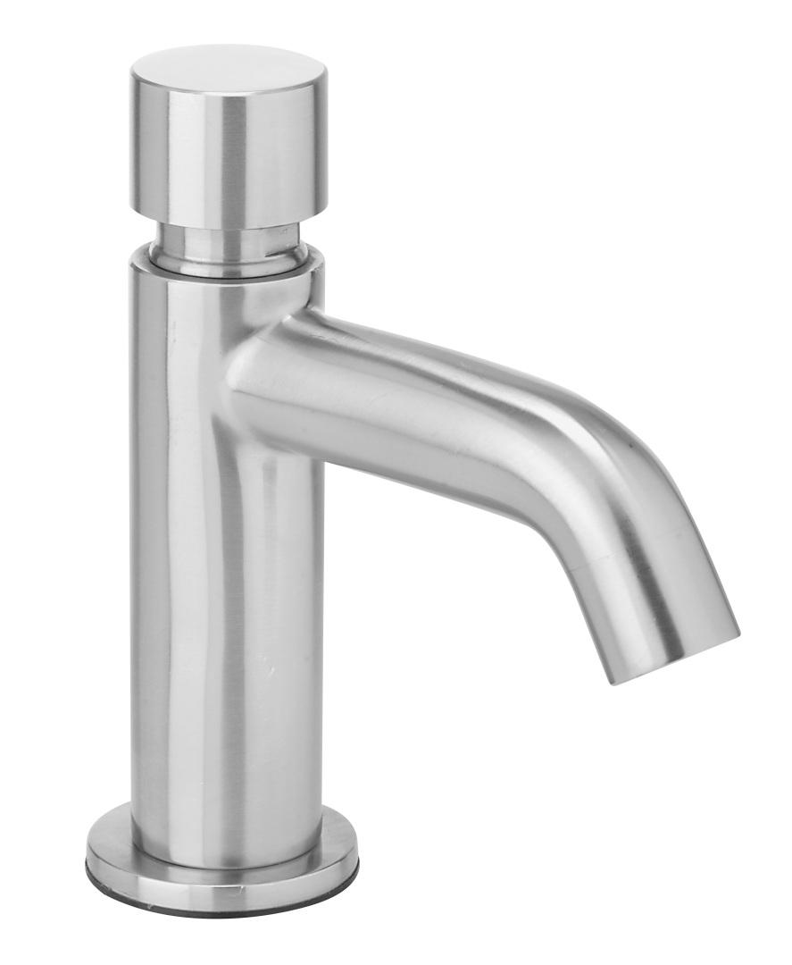 Llave temporizadora INOX para lavabo 9243INOX URREA 901AD-9243INOX | PCQRO