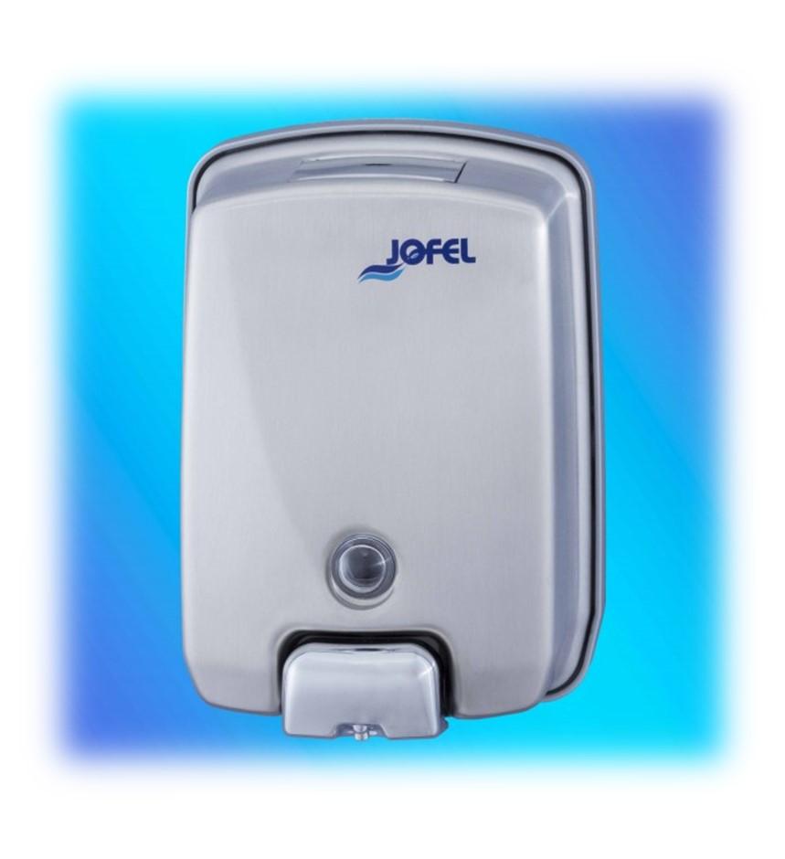 Dispensador de jabón transparente de ducha para pared. 2 x depósitos  rellenables - Cablematic